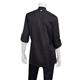 Chef Works Hartford Lightweight Zip Womens Chef Jacket Black L