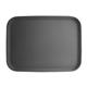 Olympia Kristallon Polypropylene Rectangular Non-Slip Tray Black 510mm