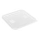 Hygiplas Square Food Storage Container Lid White Medium