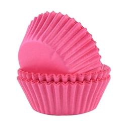 PME Block Colour Cupcake Cases Pink (60 Pack)