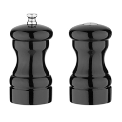 Olympia Salt and Pepper Set Black