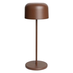 Olympia Siena Table Lamp Round Dome Chestnut 300mm