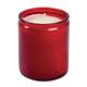 Bolsius Star Light Red Glass Candle Jars (8 pack)