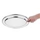 Olympia Stainless Steel Oval Serving Tray 350mm