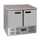 Polar G-Series Double Door Counter Fridge with Granite Work Top 240Ltr