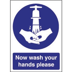 Vogue Now Wash Your Hands Sign