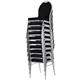 Bolero Oval Back Banquet Chairs Grey & Black (4 Pack)
