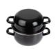Olympia Enamel Mussel Pot Medium