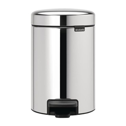 Brabantia NewIcon Pedal Bin 3Ltr - Brilliant Steel