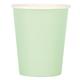 Fiesta Recyclable Coffee Cups Single Wall Turquoise 225ml / 8oz (50 Pack)