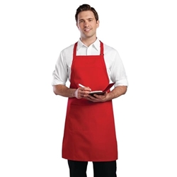 Chef Works Bib Apron Red
