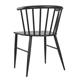 Bolero Harrowdene Black Spindle Chairs (2 pack)