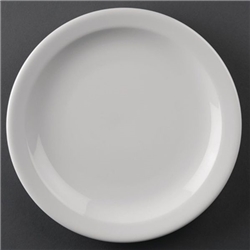 Olympia Athena Narrow Rimmed Plates 205mm/8" (12 Pack)