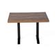 Bolero Pre-Drilled Rectangular Table Top Urban Dark 1100(W) x 700(D)mm