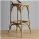 Bolero Wooden Barstool with Backrest