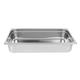 Matfer Bourgeat Stainless Steel 1/1 Gastronorm Tray 100mm