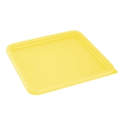 Hygiplas Square Food Storage Container Lid Yellow Large