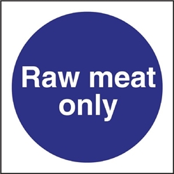 Vogue Raw Meat Only Sign