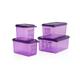 Araven Allergen Polypropylene 1/4 Gastronorm Food Storage Container Purple 4.3L