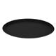 Cambro Camtread Large Fibreglass Oval Non-Slip Tray Black 600mm