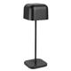 Olympia Lucca Table Lamp Squared Dome Black 300mm