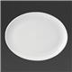 Utopia Pure White Oval Plates 360mm (18 pack)