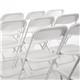 Bolero PP Folding Chairs White (10 pack)