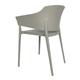 Bolero Lorenzo Cafe Chairs Medium Grey (2 pack)