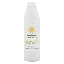 Simply Luxury White Chocolate Topping Sauce 1kg