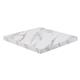 Bolero Pre-Drilled Square Table Top Marble Effect 600mm