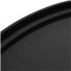Cambro Camtread Large Fibreglass Oval Non-Slip Tray Black 600mm