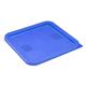 Hygiplas Square Food Storage Container Lid Blue Medium