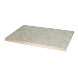 Bolero Rectangular Table Top Chevron Design 1100x 700mm