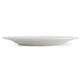 Olympia Linear Wide Rimmed Plates White 310mm (6 Pack)
