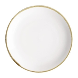 Olympia Kiln Coupe Plate Chalk 230mm (Pack of 6)