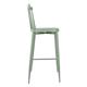 Bolero Windsor Aluminium Green High Stools (2 Pack)