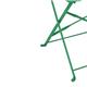 Bolero Perth Forest Green Pavement Style Steel Folding Chairs (2 Pack)