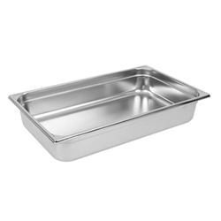 Matfer Bourgeat Stainless Steel 1/1 Gastronorm Tray 100mm