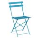Bolero Perth Blue Pavement Style Steel Folding Chairs (2 pack)