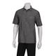 Chef Works Unisex Detroit Denim Short Sleeve Shirt Black M