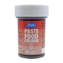 PME Concentrated Paste Food Colour - Berry Red 25g