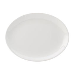 Utopia Titan Oval Plates White 210mm (24 pack)