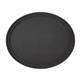 Olympia Kristallon Polypropylene Oval Non-Slip Tray Black 685mm