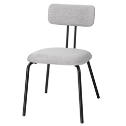 Bolero Fairfield Chairs Black and Grey Mix (2 Pack)