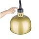 Buffalo Retractable Dome Heat Shade Pale Gold Finish