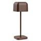 Olympia Lucca Table Lamp Squared Dome Chestnut 200mm