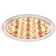 Olympia Stainless Steel Oval Serving Tray 660mm