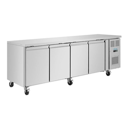 Polar U-Series Four Door Counter Fridge 553Ltr