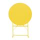 Bolero Perth Mellow Yellow Pavement Style Round Table 600mm