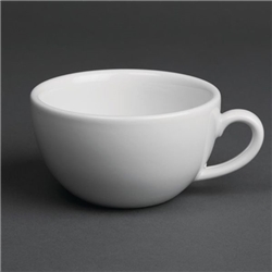 Royal Porcelain Classic White Cappuccino Cups 200ml (12 pack)